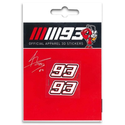 Pack Stickers Marc Marquez 93 3D