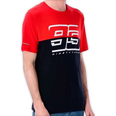 Camiseta Marc Márquez 93 Roja-Azul