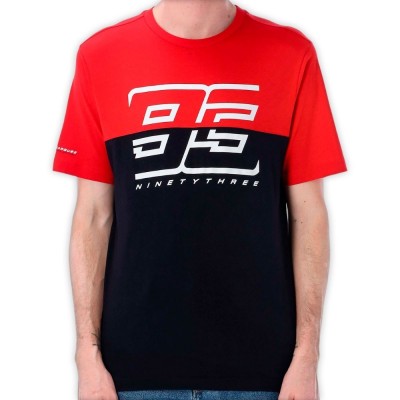 Camiseta Marc Márquez 93 Roja-Azul