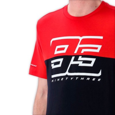 Marc Márquez 93 Rot-Blaues T-Shirt