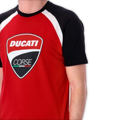 Camiseta com logotipo Ducati Corse