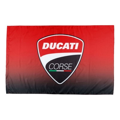 Drapeau du logo Ducati Corse