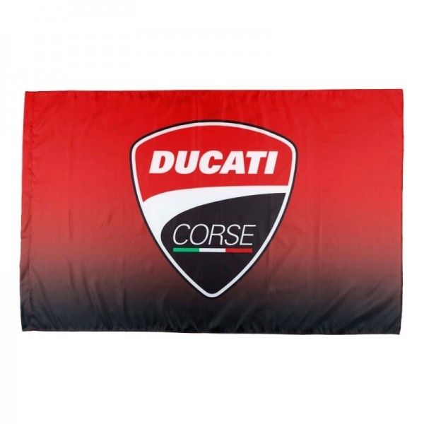 Bandiera con logo Ducati Corse