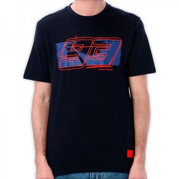 Marc Márquez 93 T-shirt bleu