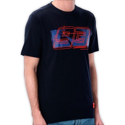 Marc Márquez 93 Blaues T-Shirt