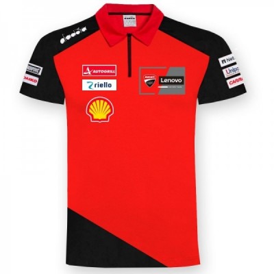 Offizielles Marc Márquez Ducati MotoGP Poloshirt – 2025